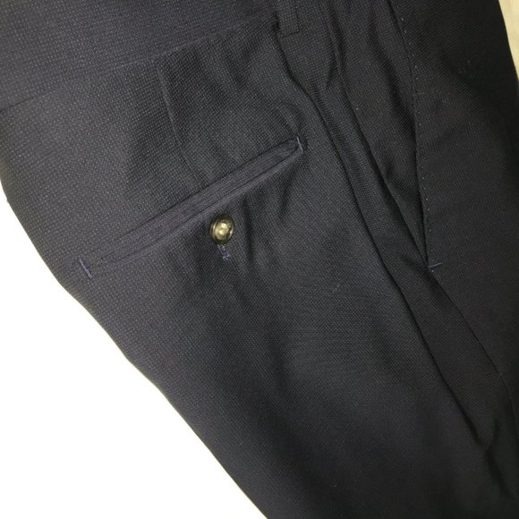 Sacoor Brothers Men's Navy Suit - Picture 10 of 16